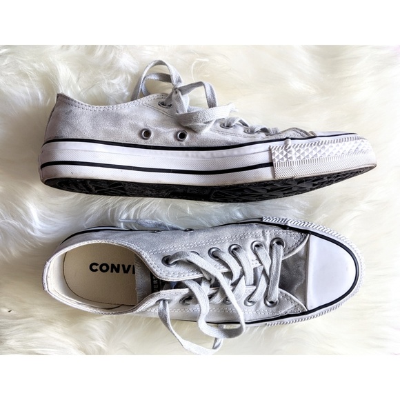 silver converse size 7